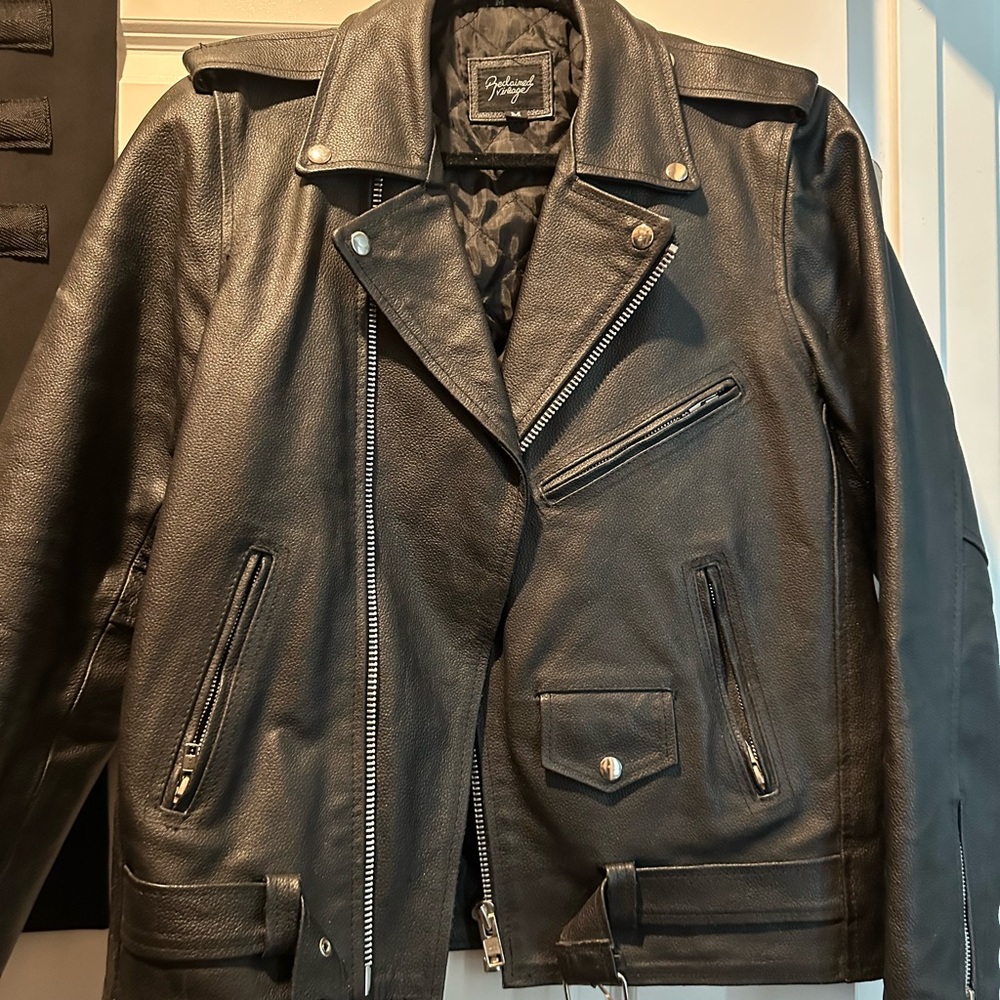 ASOS reclaimed vintage leather jacket